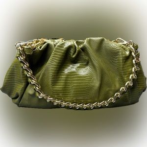 I•N•C Moss Lizard Purse